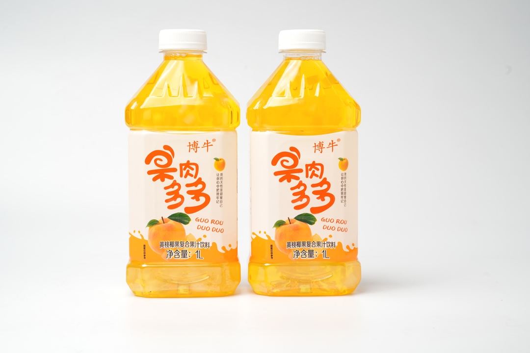 博牛1升果肉多多黃桃椰果