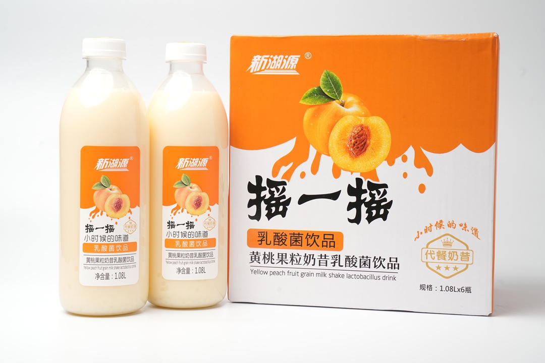 新湖源搖一搖1.08升黃桃