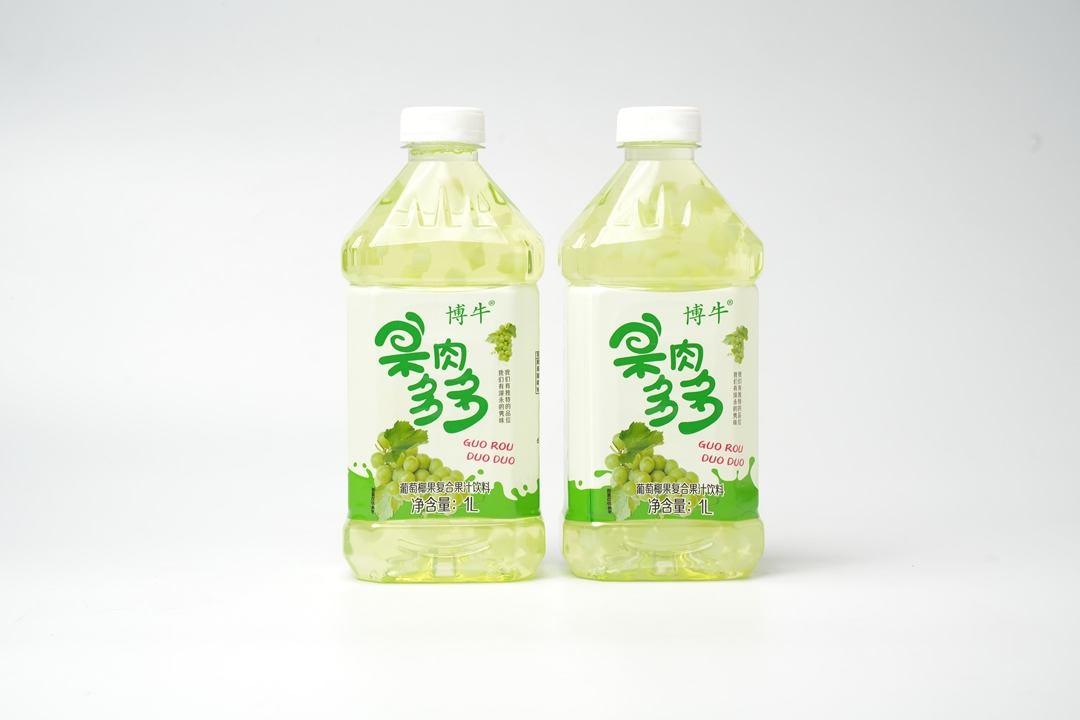 博牛1升果肉多多葡萄椰果