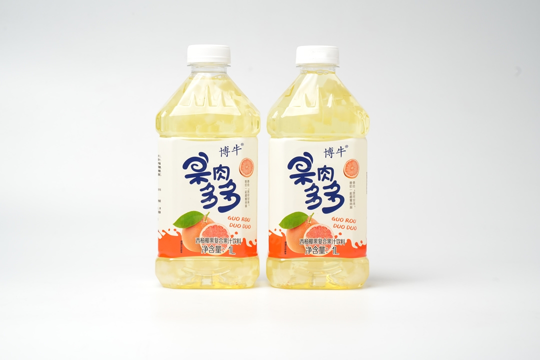 博牛1升果肉多多西柚椰果