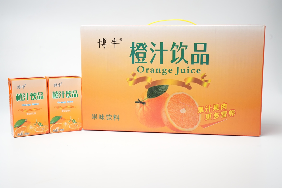 博牛利樂磚橙汁