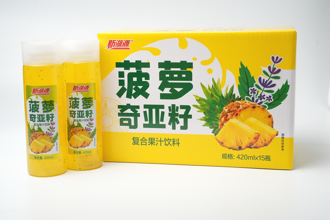 新湖源420毫升奇亞籽菠蘿