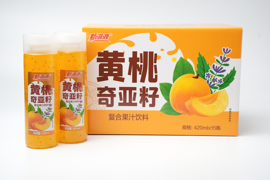 新湖源420毫升奇亞籽黃桃